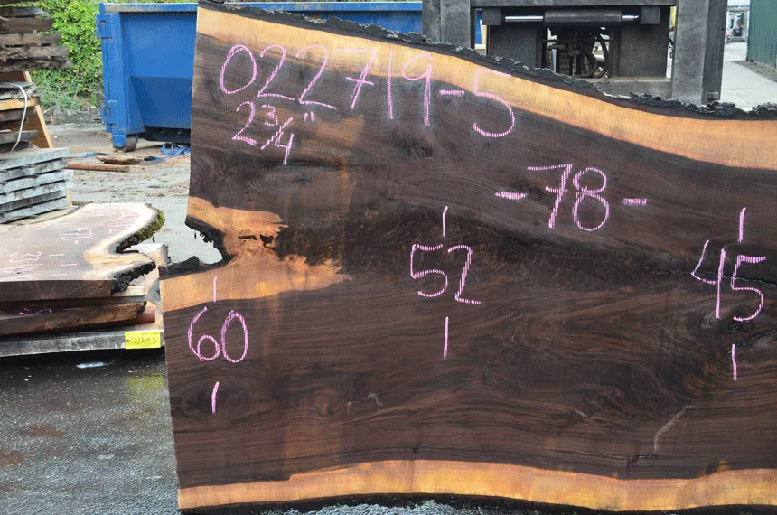 022719-05 Oregon Black Walnut Slab