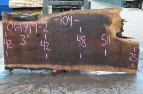 061719-02 Oregon Black Walnut Slab