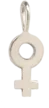 14k Midi Bitty Female Symbol Charm