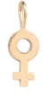 14k Midi Bitty Female Symbol Charm