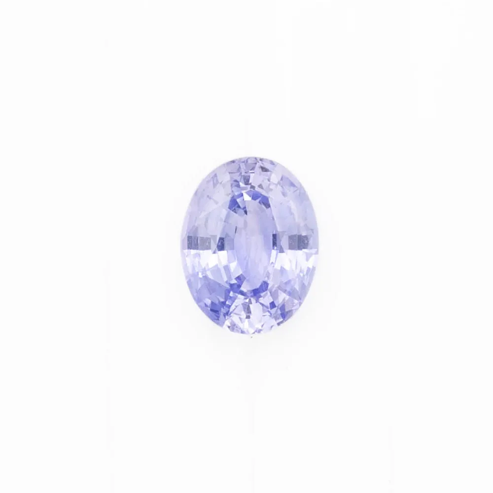 2.22ct Oval Cut Lavender Blue Ceylon Sapphire