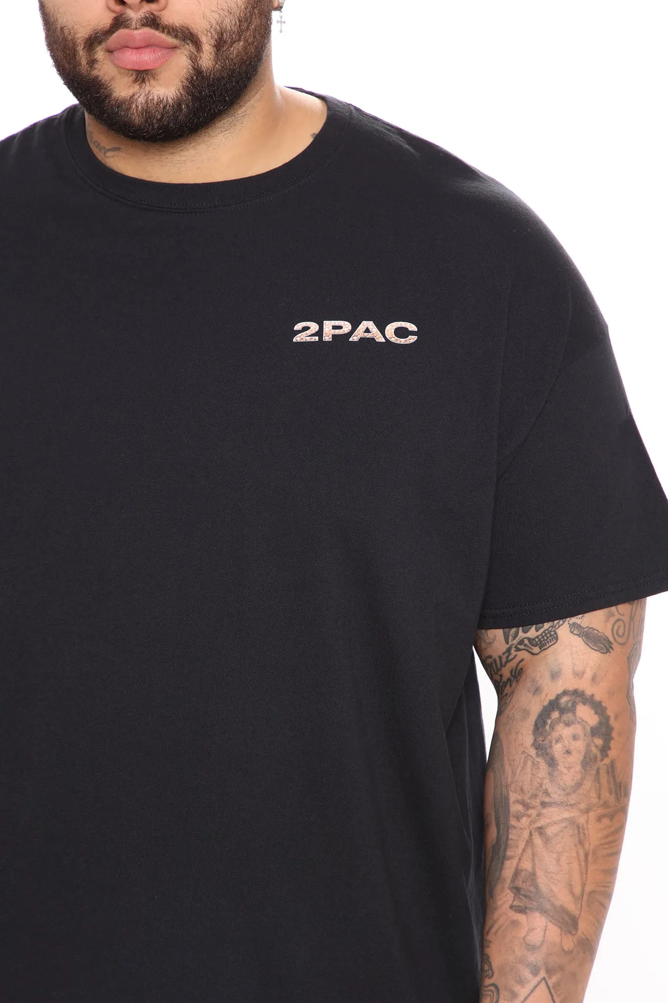 2PAC All Eyes Short Sleeve Tee - Black