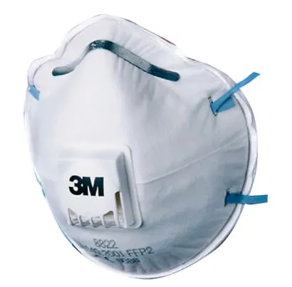 3M Cup Shaped Respiratory Mask With Valve P2V (Pack Of 10) - 8822