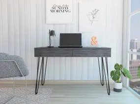 47 Gray and Black Computer Desk