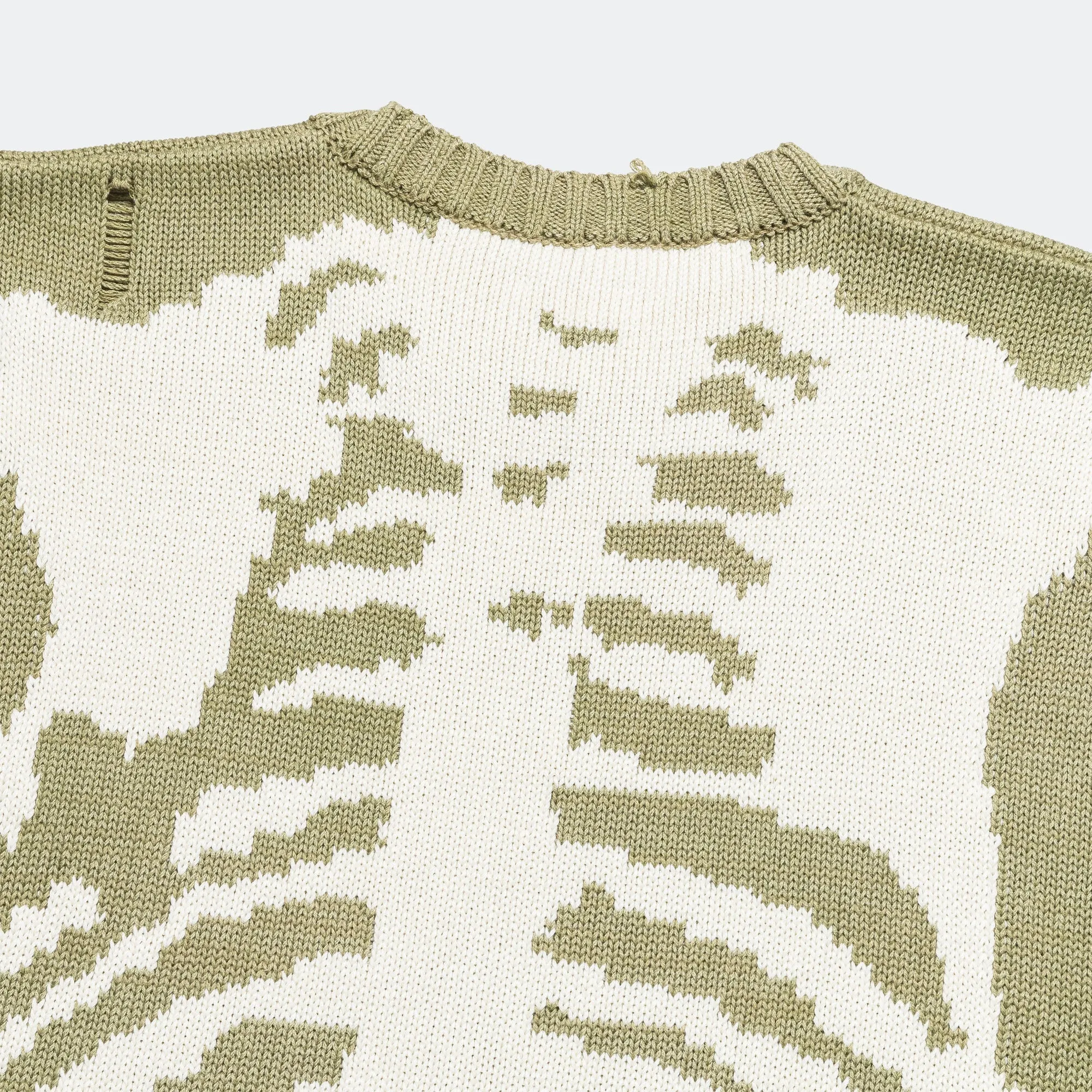 5G Cotton Knit BONE Vest - Khaki