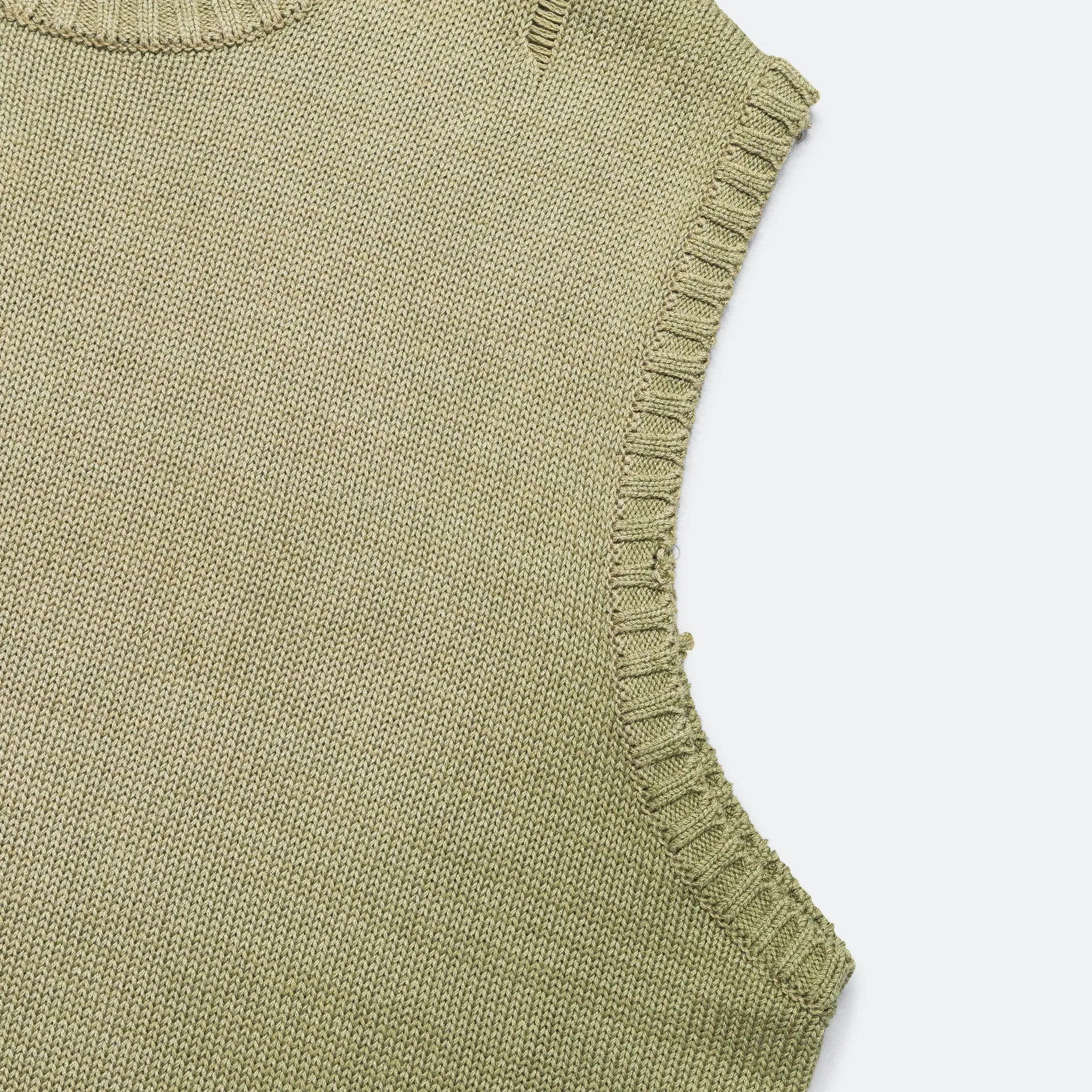 5G Cotton Knit BONE Vest - Khaki