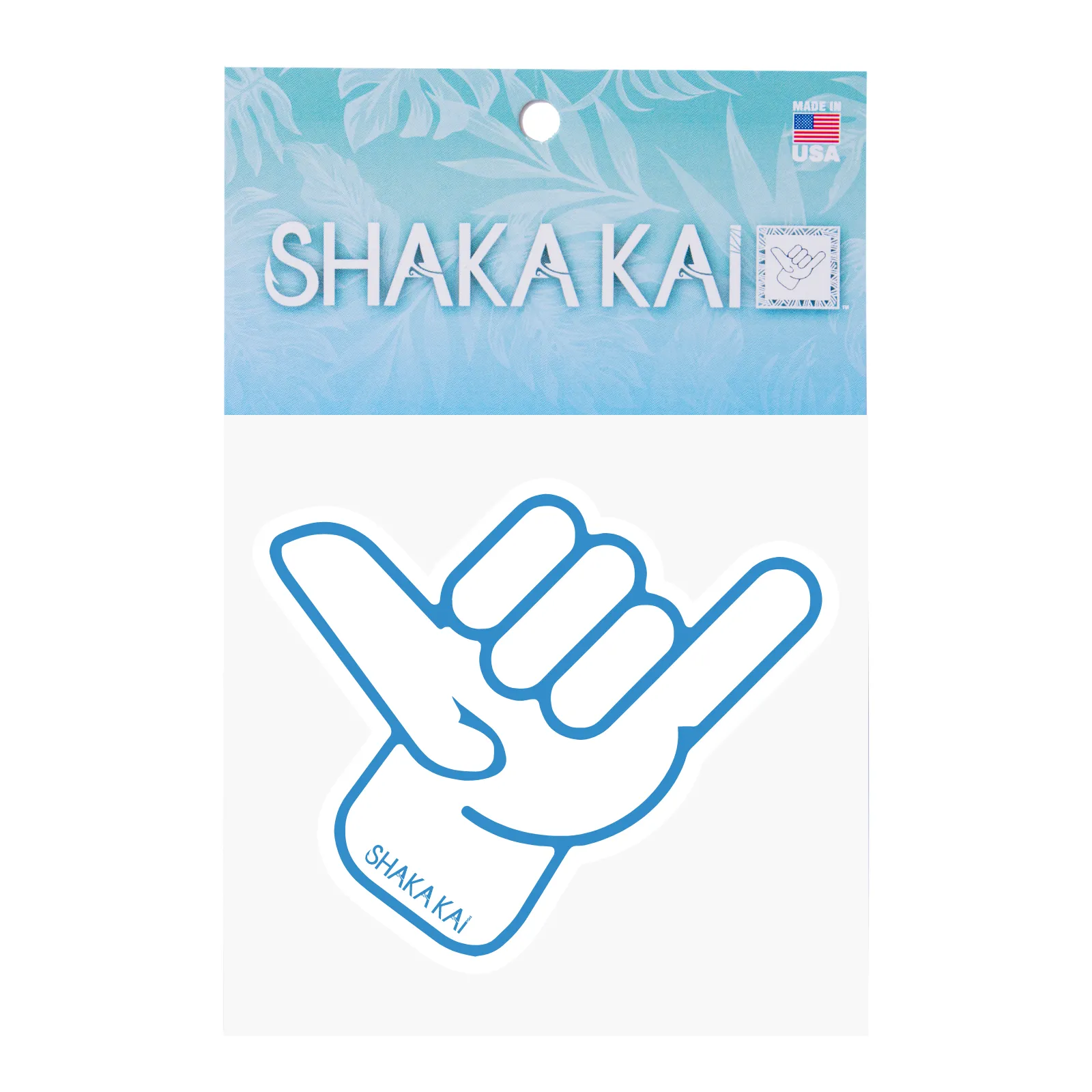 5" Outline Shaka Kai Hand Dizzler With Logo