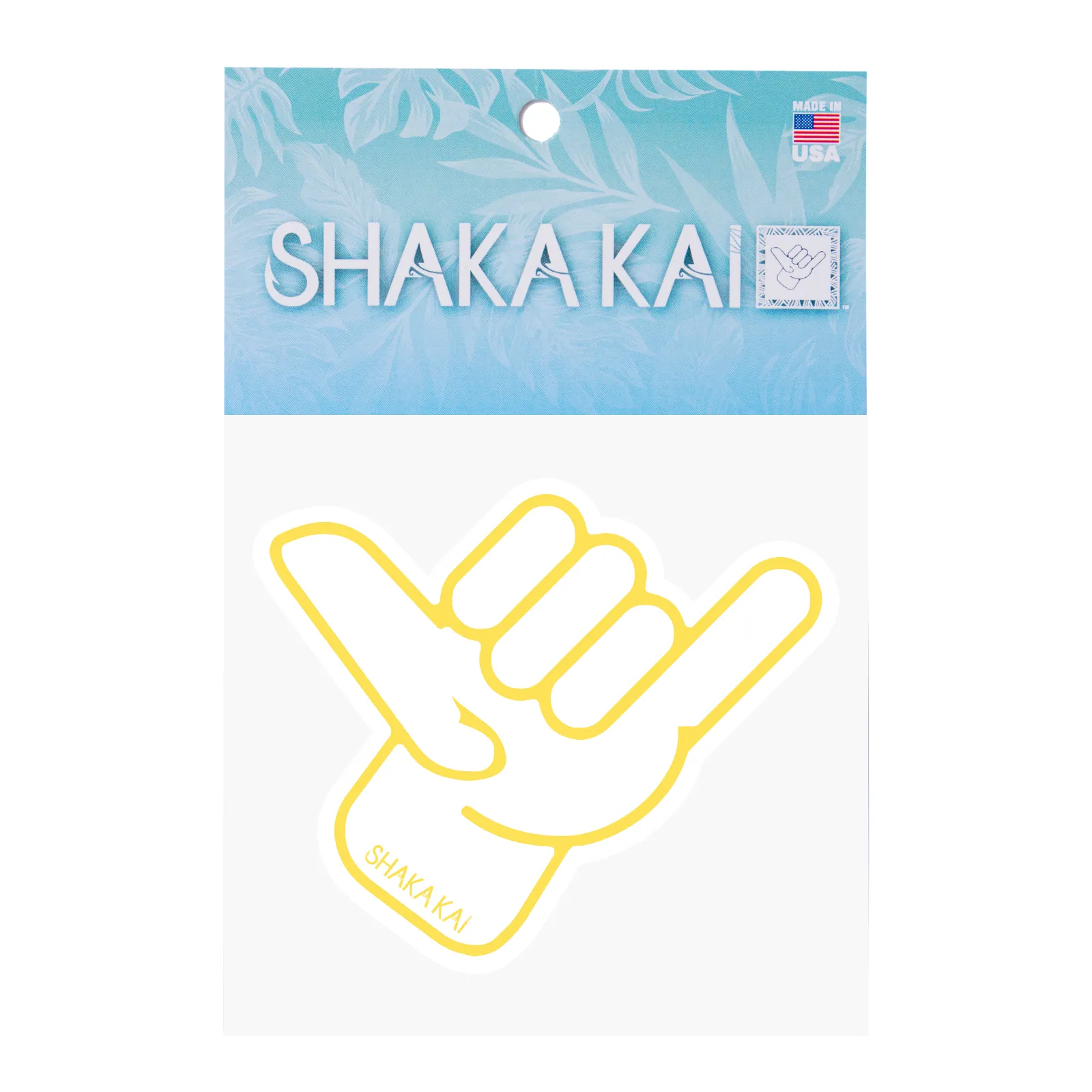 5" Outline Shaka Kai Hand Dizzler With Logo