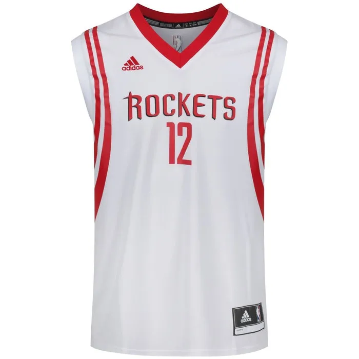 adidas Men's Houston Rockets Howard Basketball Jersey - White XXS