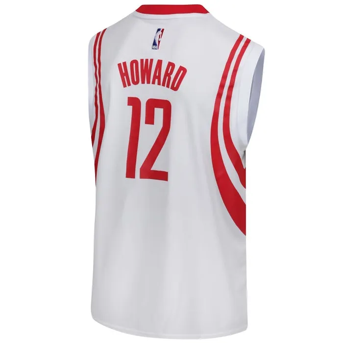 adidas Men's Houston Rockets Howard Basketball Jersey - White XXS