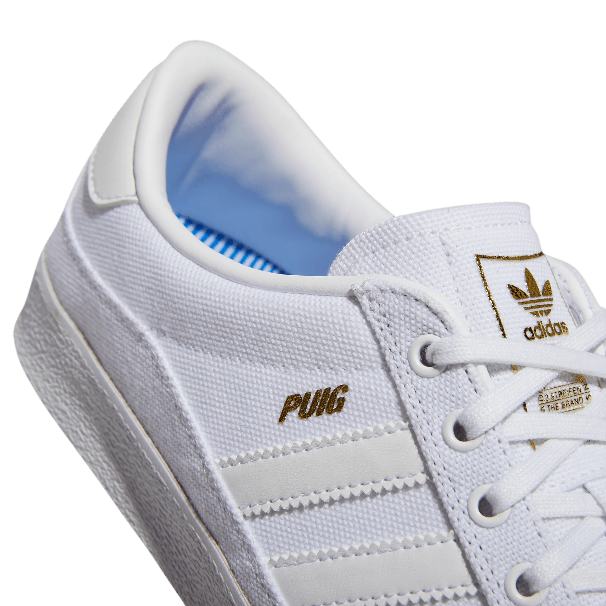 ADIDAS Puig Indoor Shoes Cloud White/Cloud White/Gum