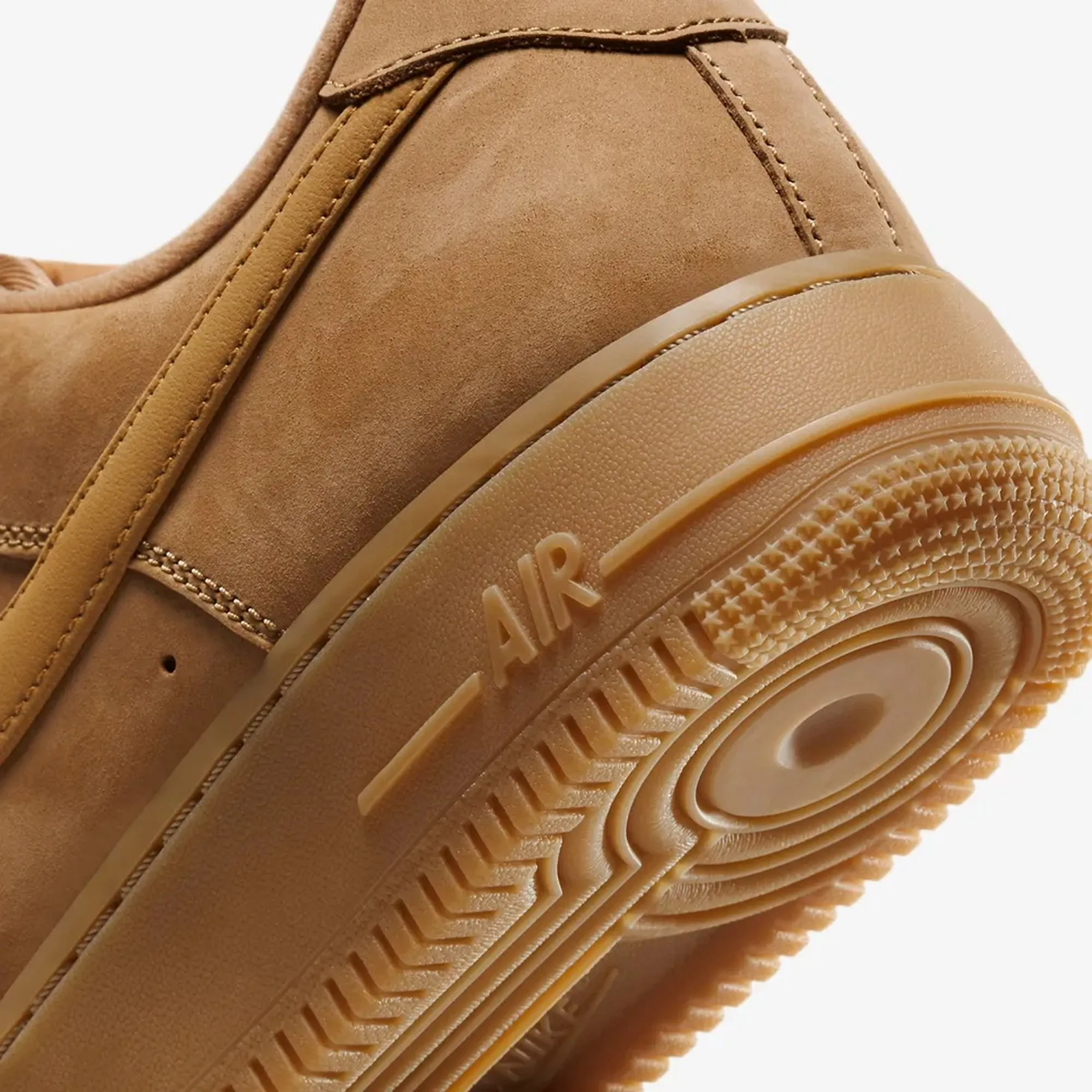 AIR FORCE 1 '07 WB 'FLAX/WHEAT-GUM LIGHT BROWN-BLACK'