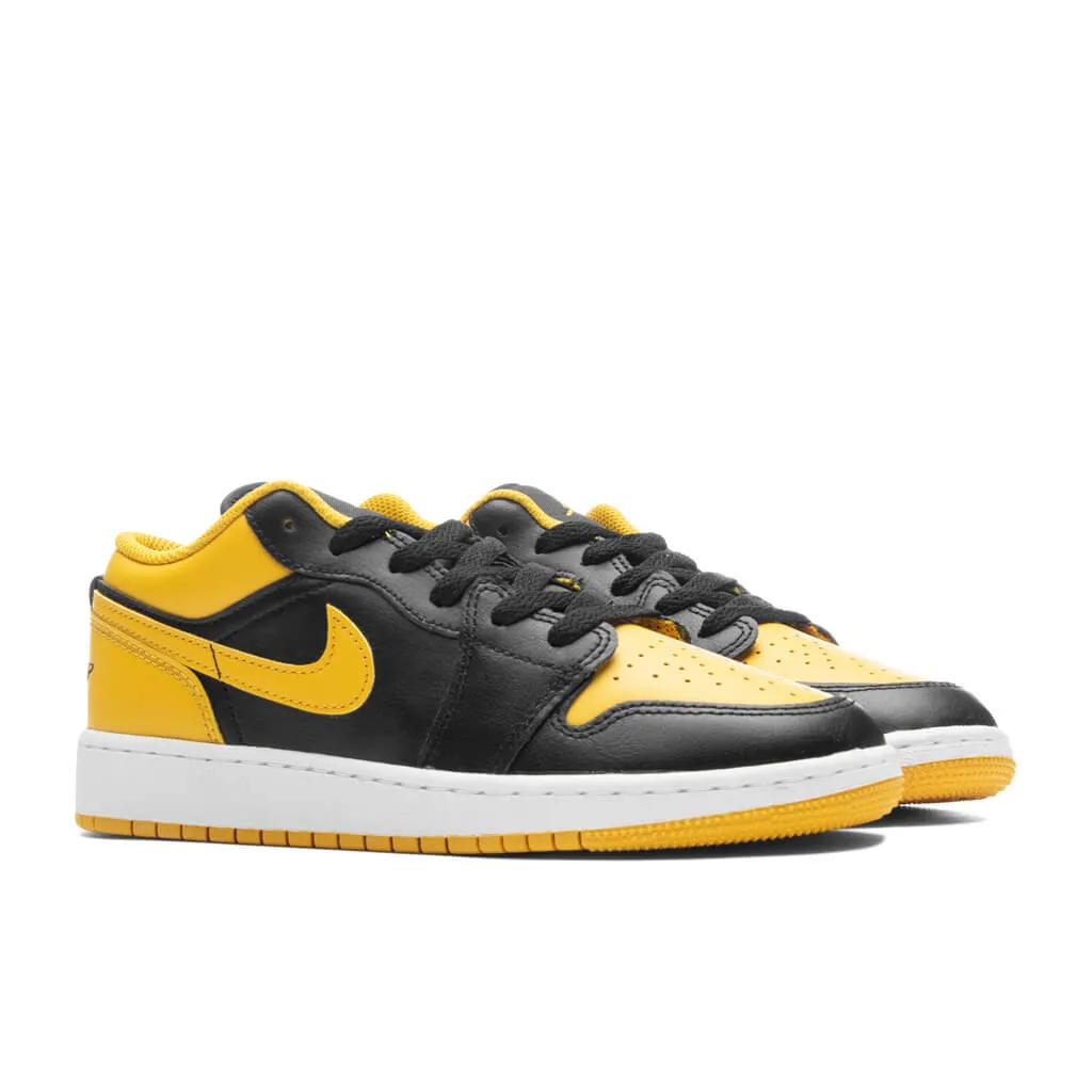 Air Jordan 1 Low (GS) - Black/Yellow Ochre/White