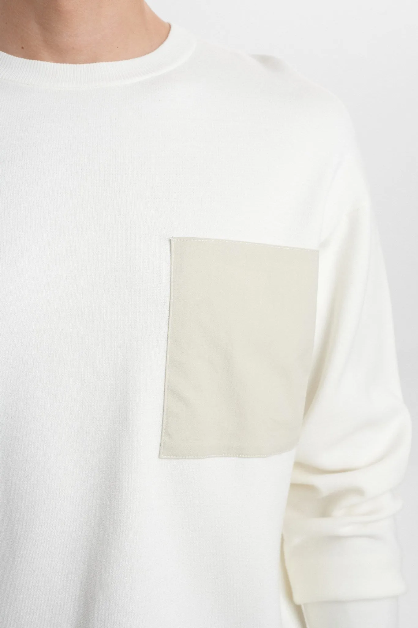 AKKARL CREW NECK KNIT - Tofu