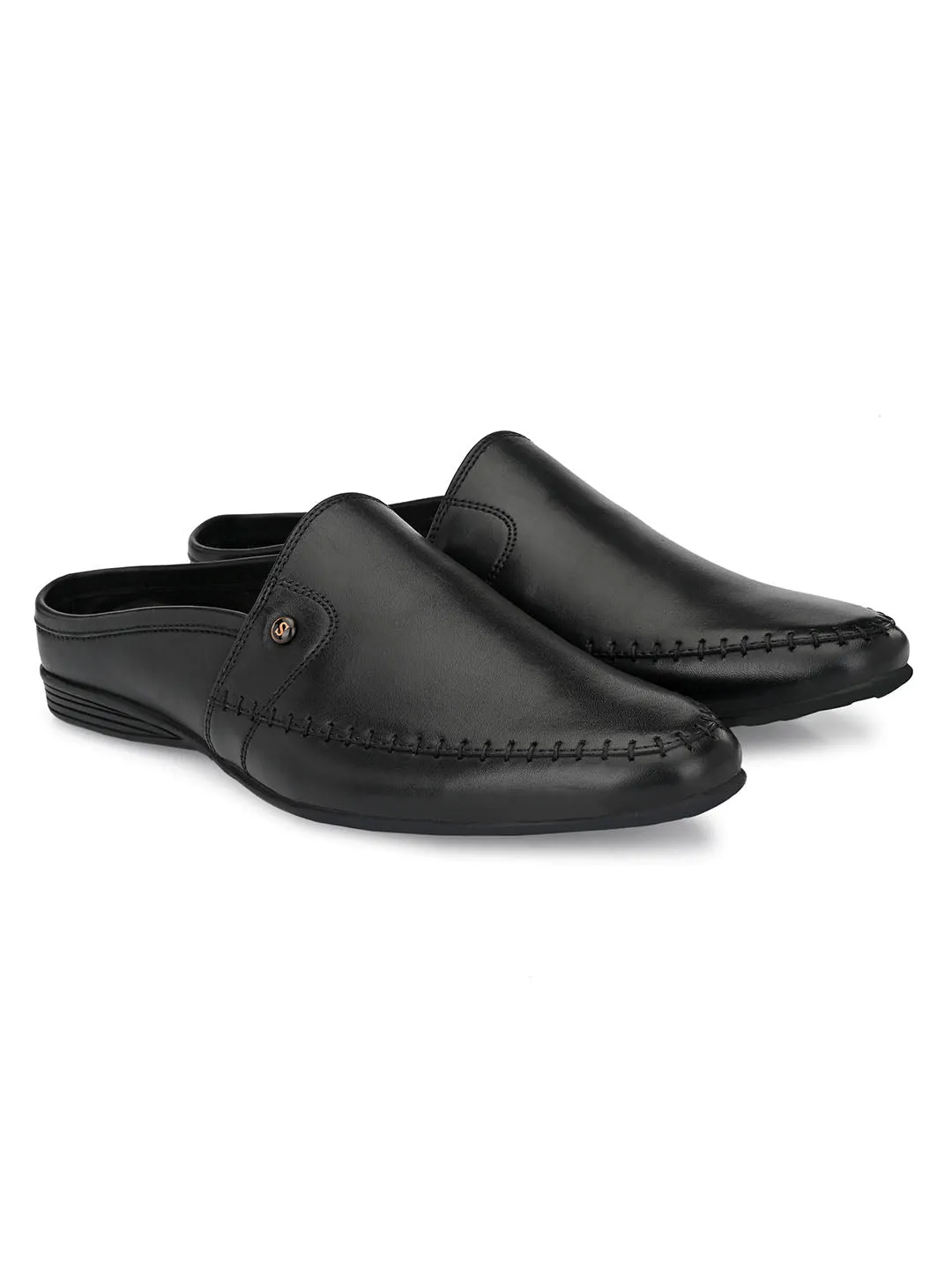 Alpha Black Mules