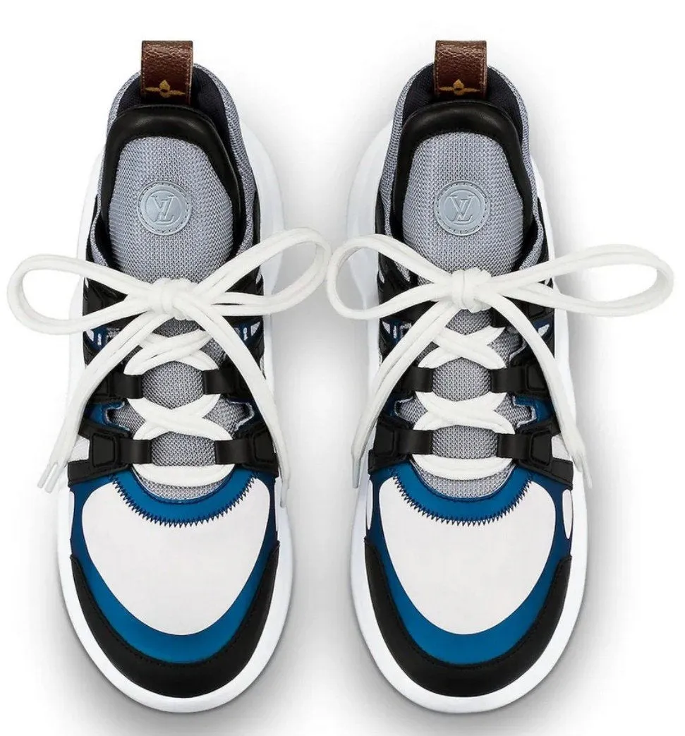 'Archlight' Sneaker, Black & Blue