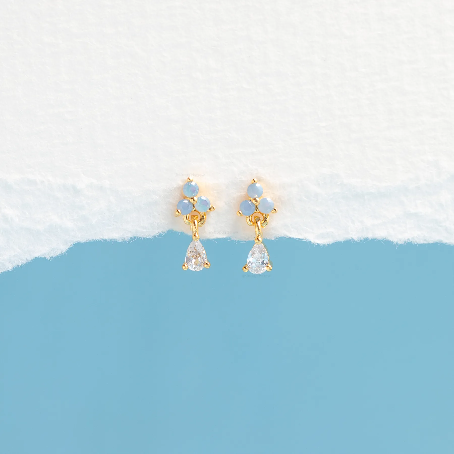 Baby Blossom Dewdrop Studs