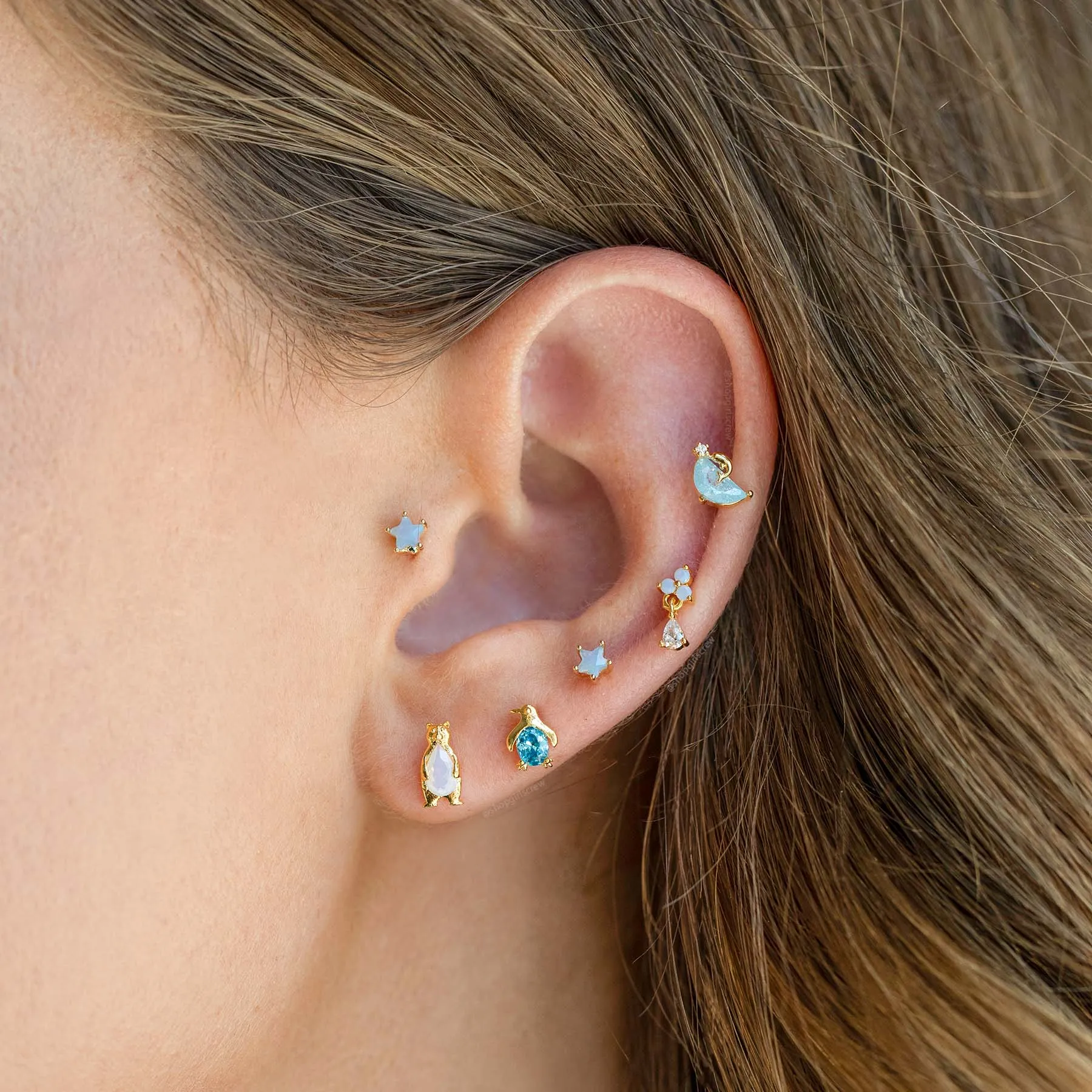 Baby Blossom Dewdrop Studs