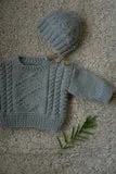 Baby Cakes Sebbe Sweater & Hat 0-18m, Bc127 Knitting Pattern 8ply