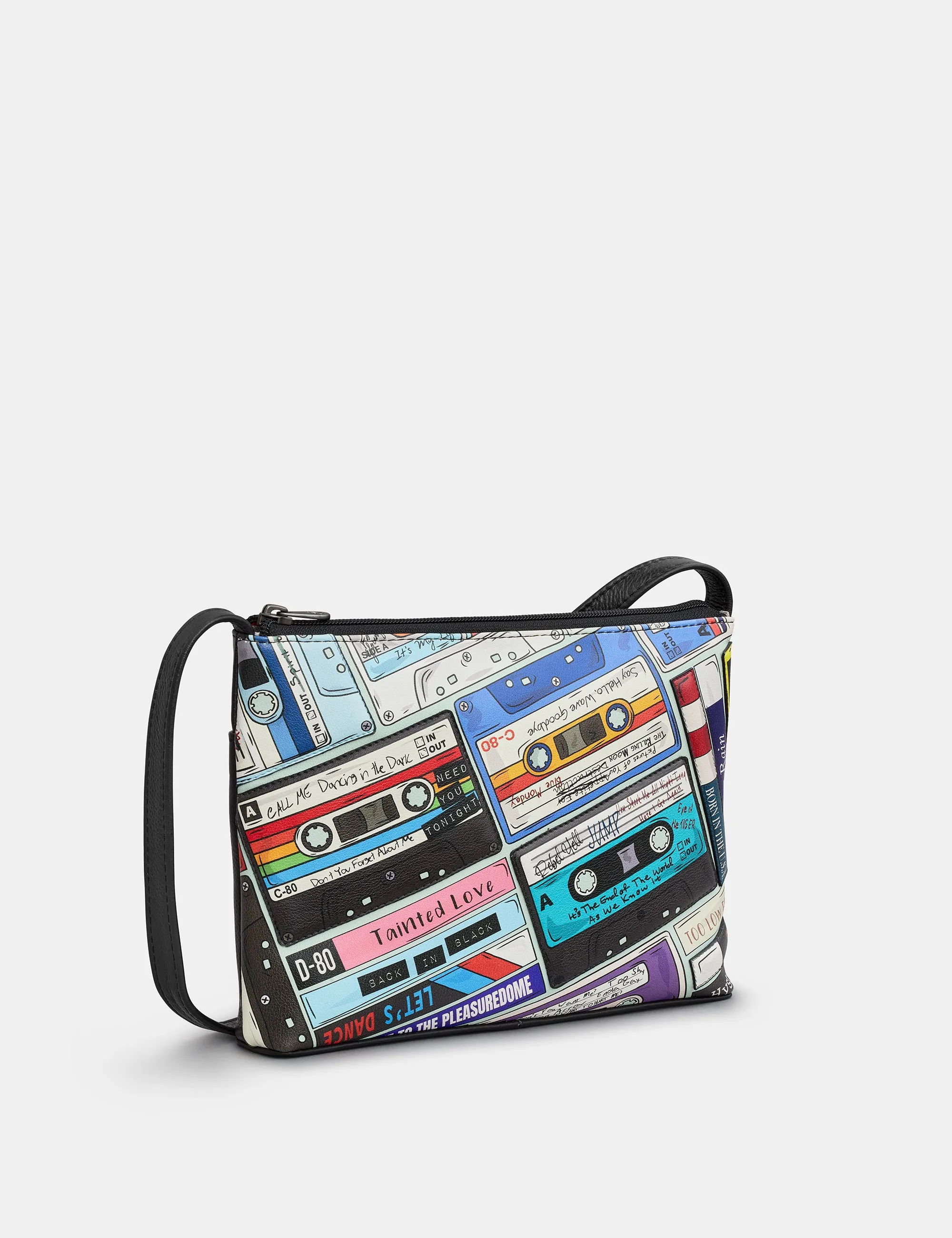 Back to the 80s Leather Cross Body Bag