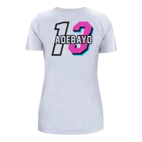 Bam Adebayo New Era Miami Mashup Vol. 2 Women's Name & Number Tee