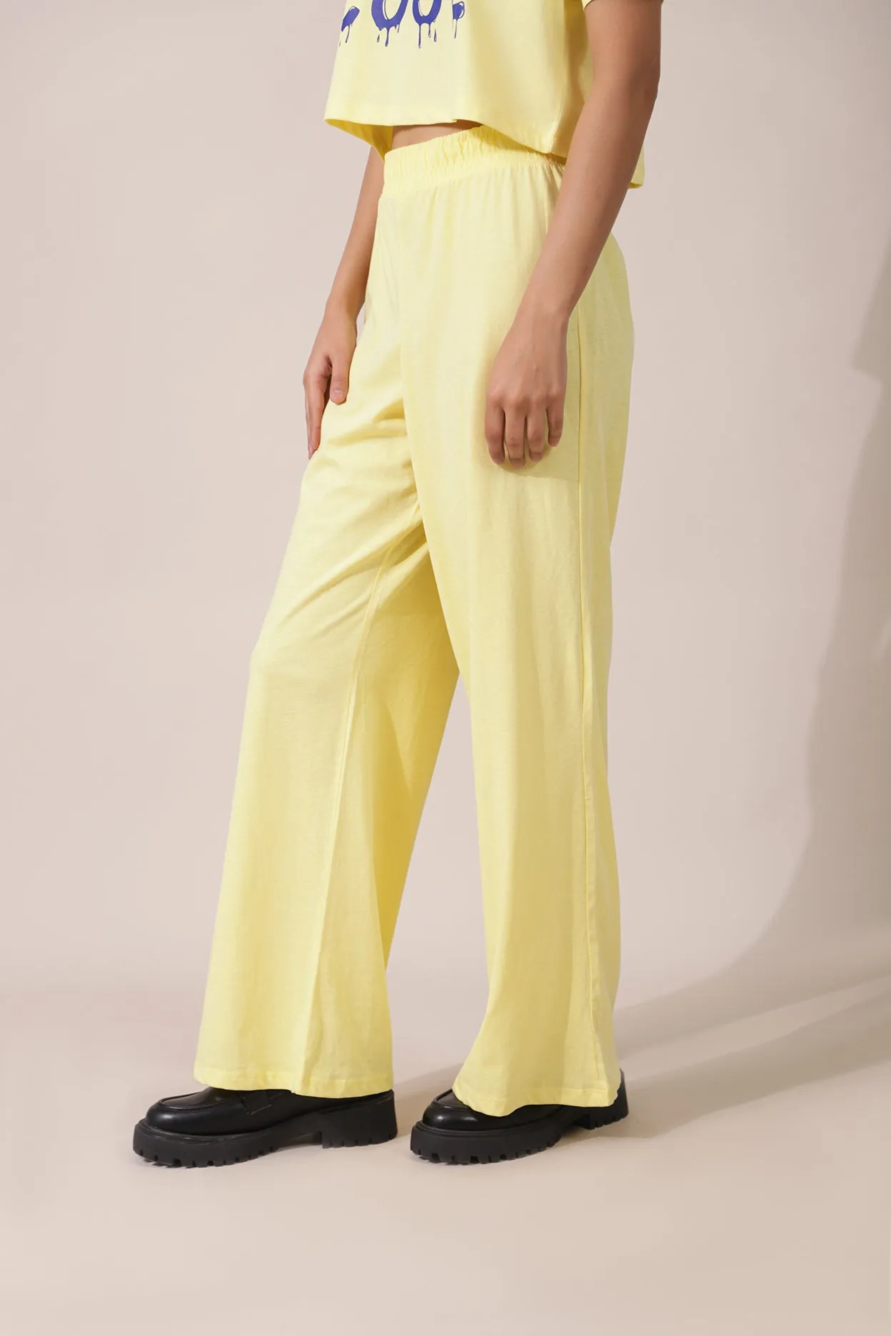 BASIC WIDE LEG TROUSER