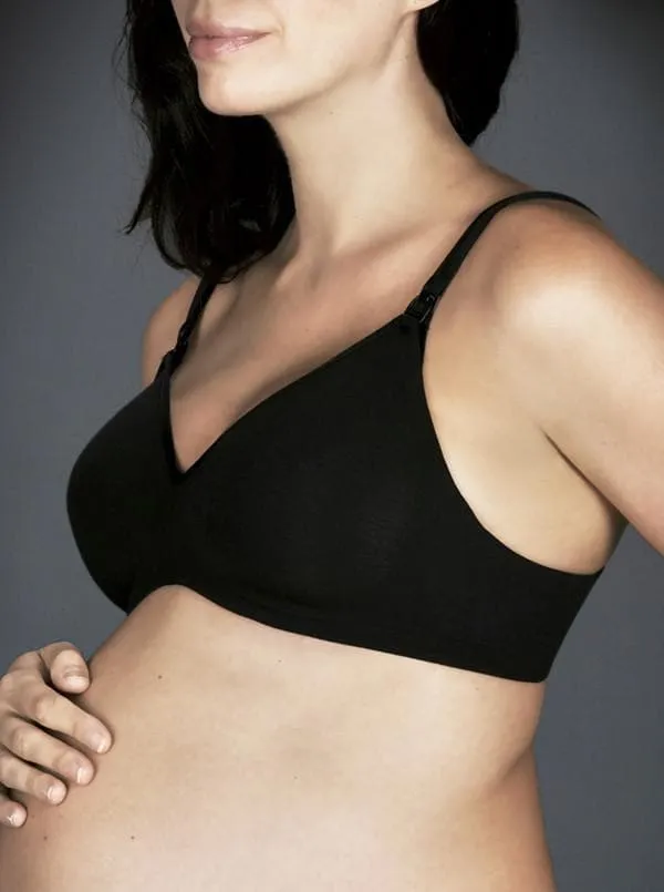 Berlei Barely There Cotton Maternity Bra In Black