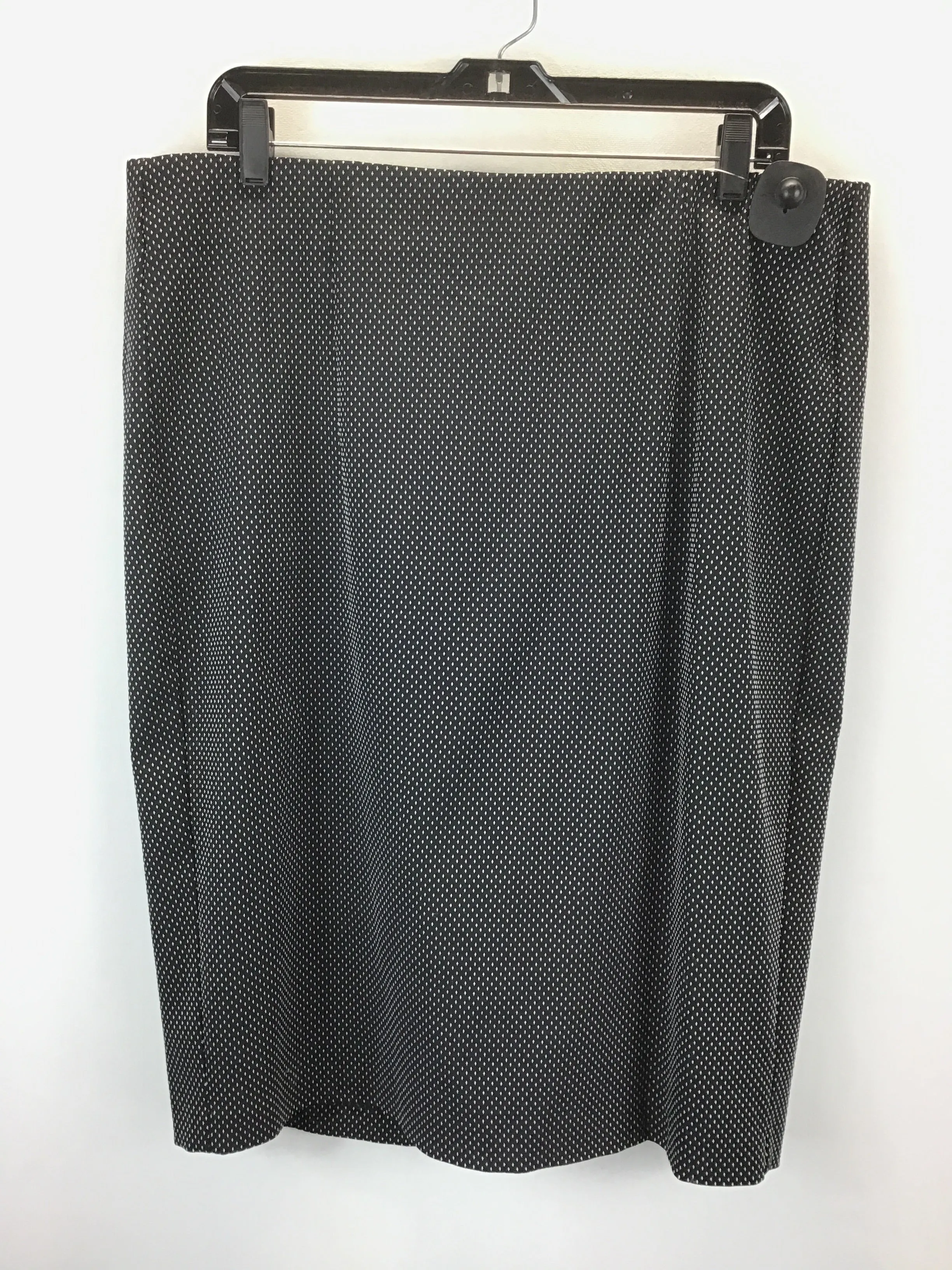 Black & White Skirt Midi Lane Bryant, Size 20