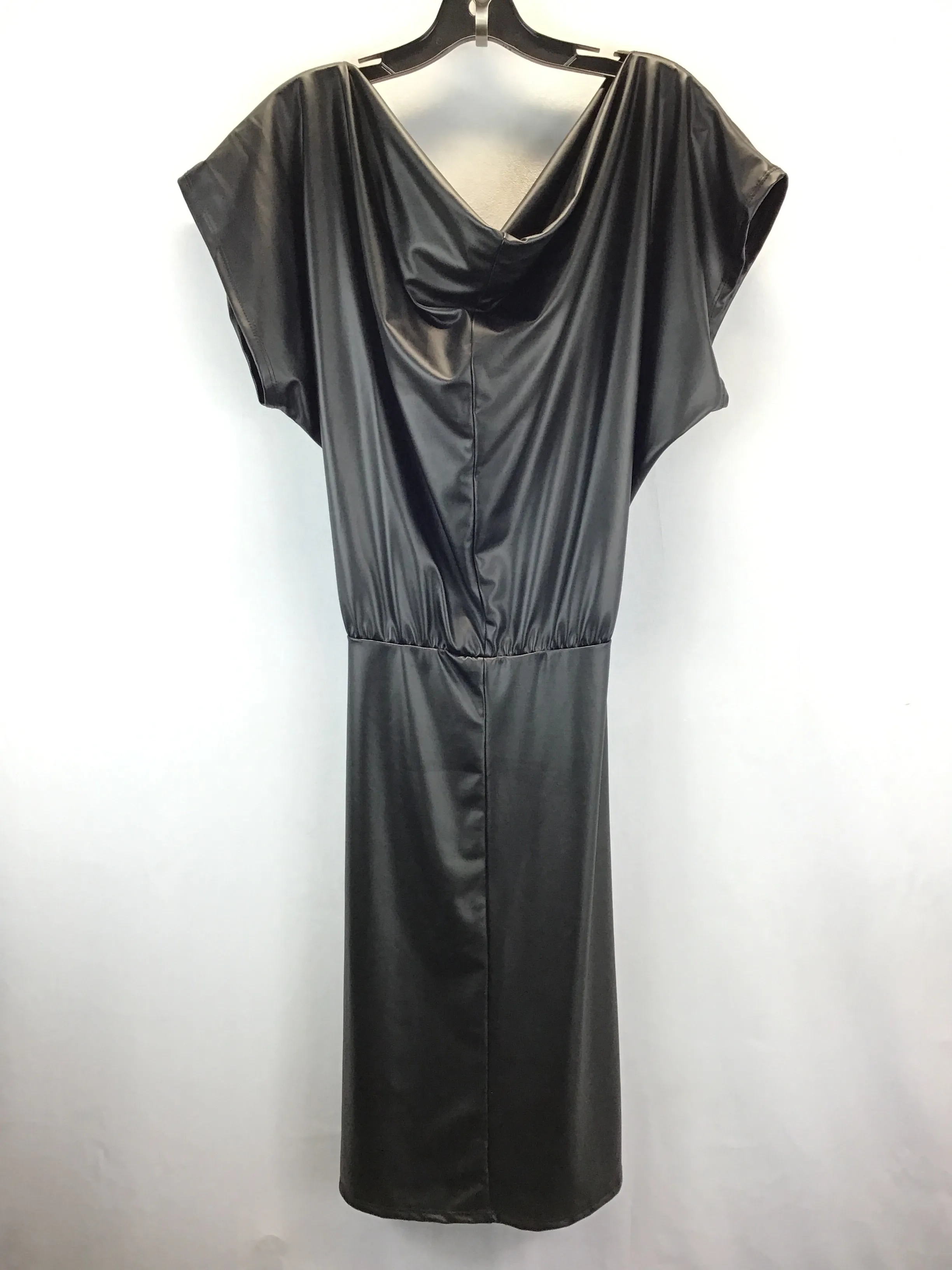 Black Dress Casual Midi Fashion Nova, Size 1x