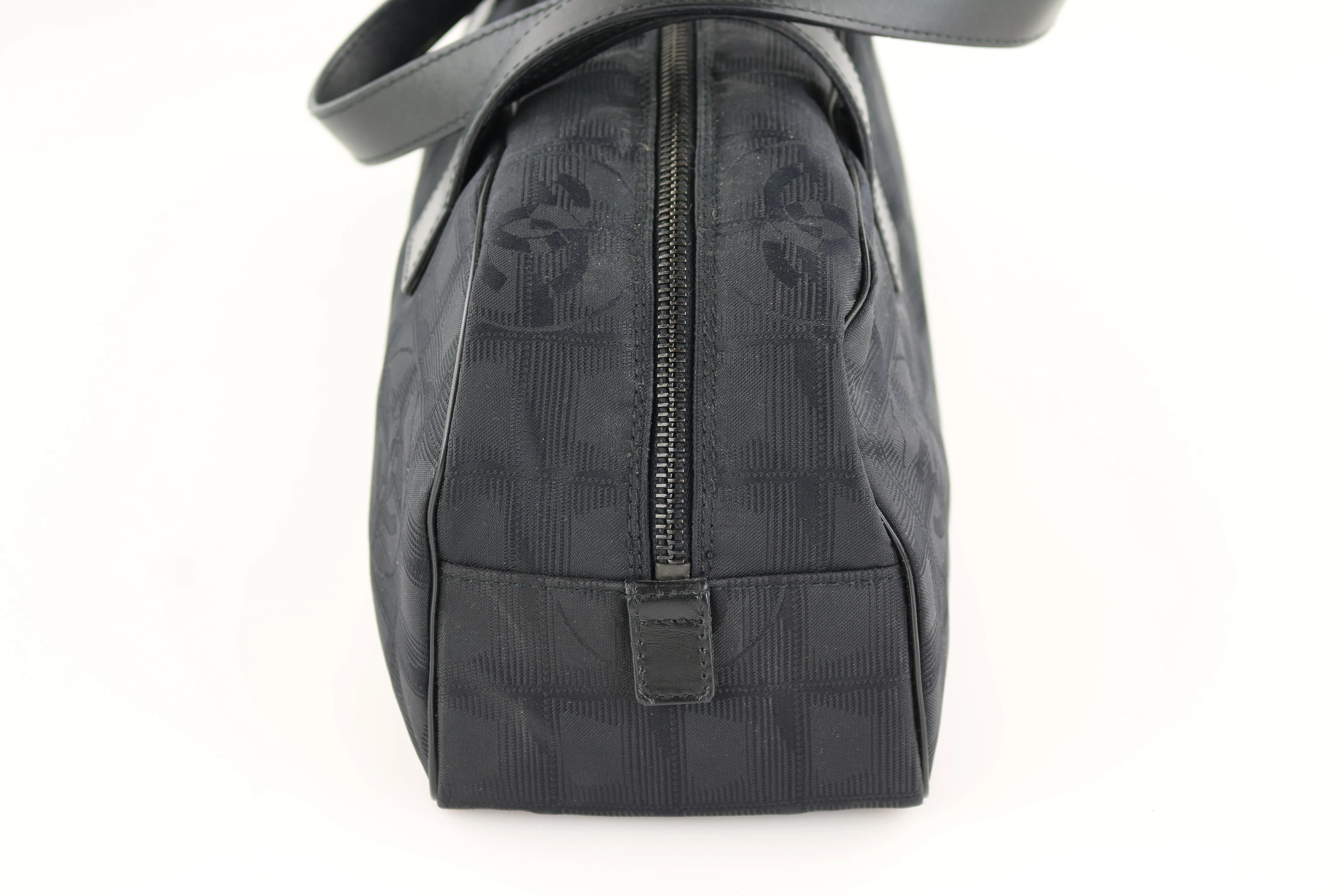 Black Nylon Travel Bowler