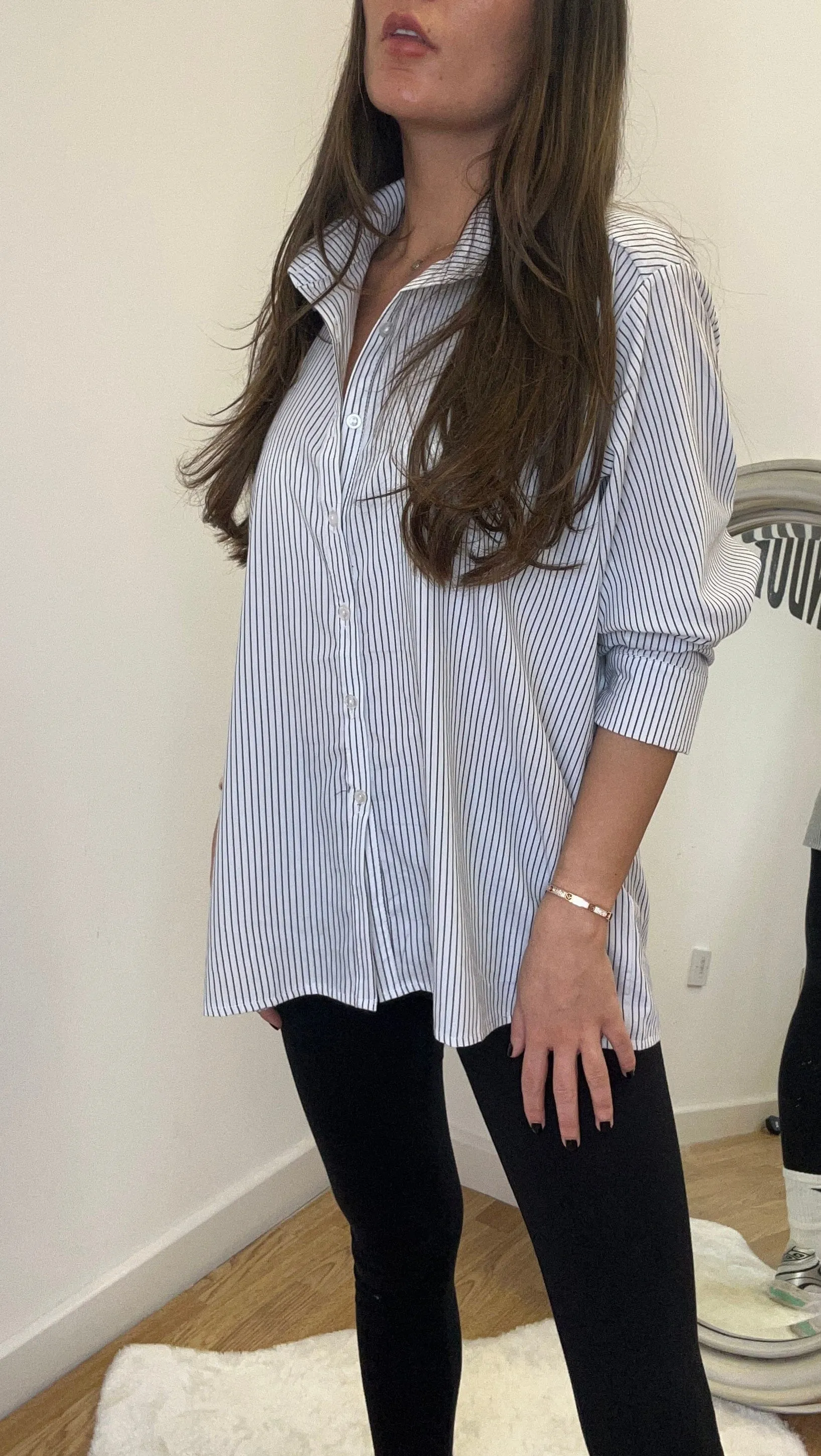 Black/White Stripe Shirt