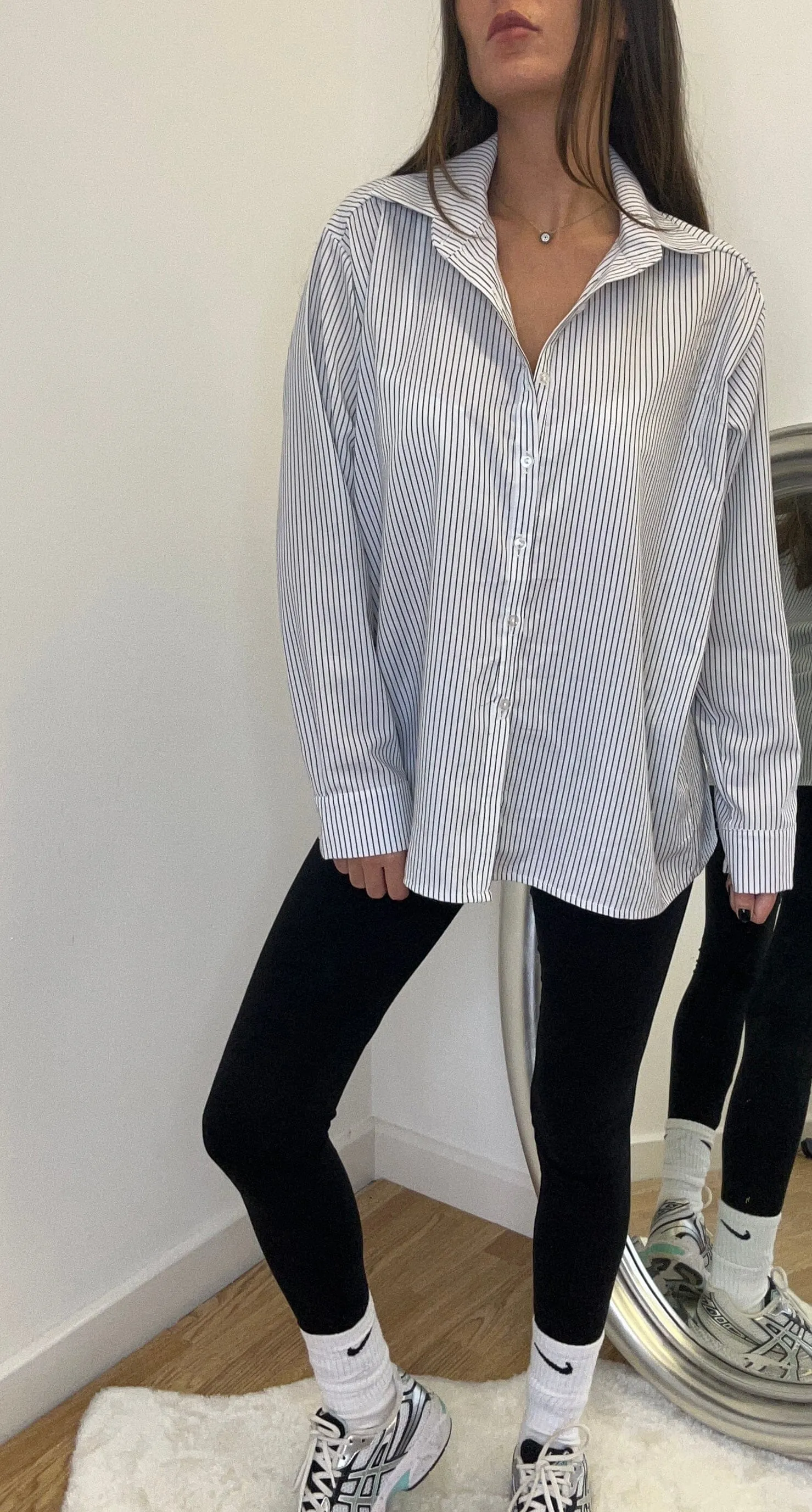 Black/White Stripe Shirt