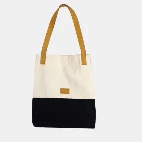 Block Tote Bag - Black