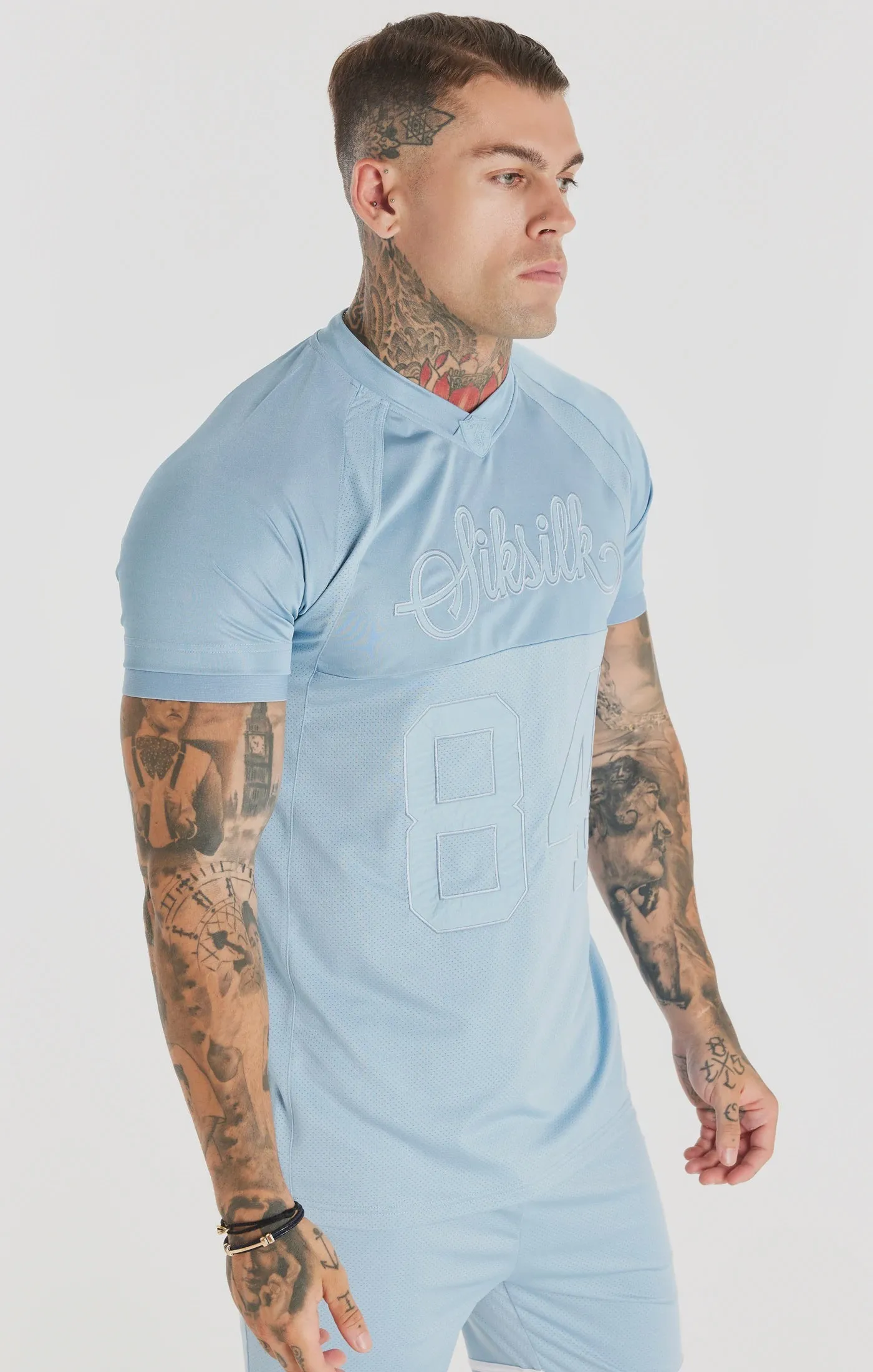 Blue Stretch Sports T-Shirt