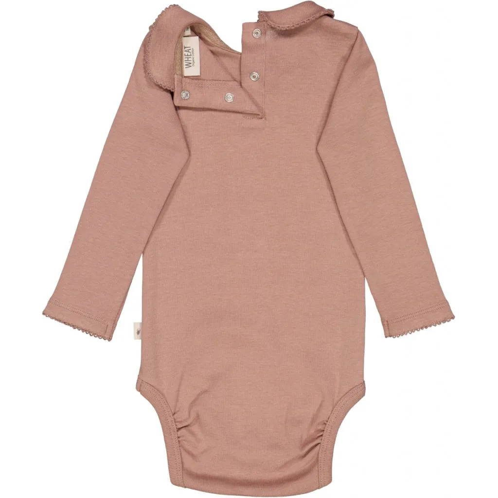 Body LS Collar - powder brown