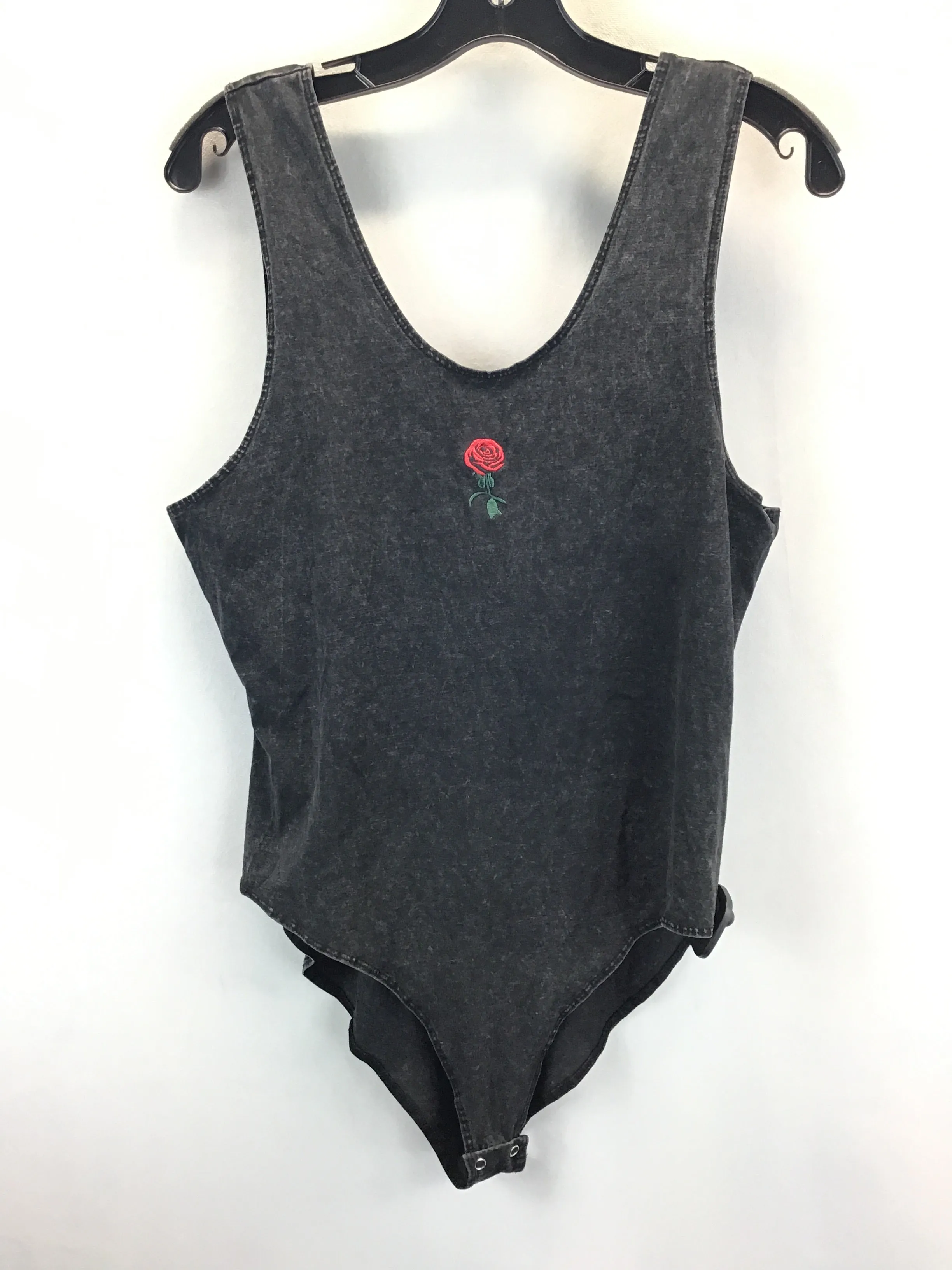 Bodysuit By Clothes Mentor In Black, Size: Xl