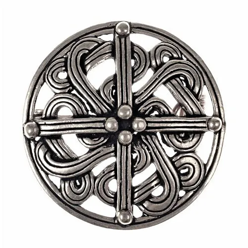 Borre Round Brooch - Bronze or Silver