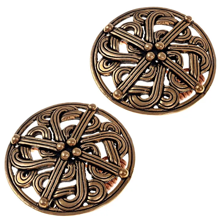 Borre Round Brooch - Bronze or Silver