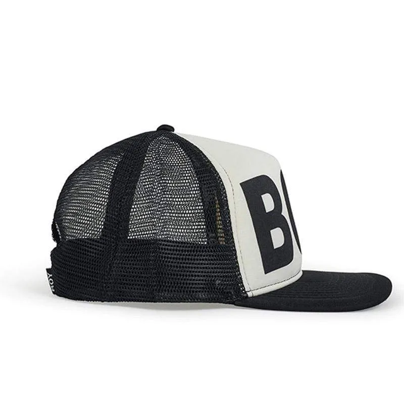 BOY LONDON MESH SNAPBACK - BLACK/WHITE