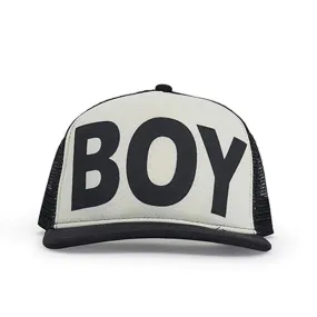 BOY LONDON MESH SNAPBACK - BLACK/WHITE