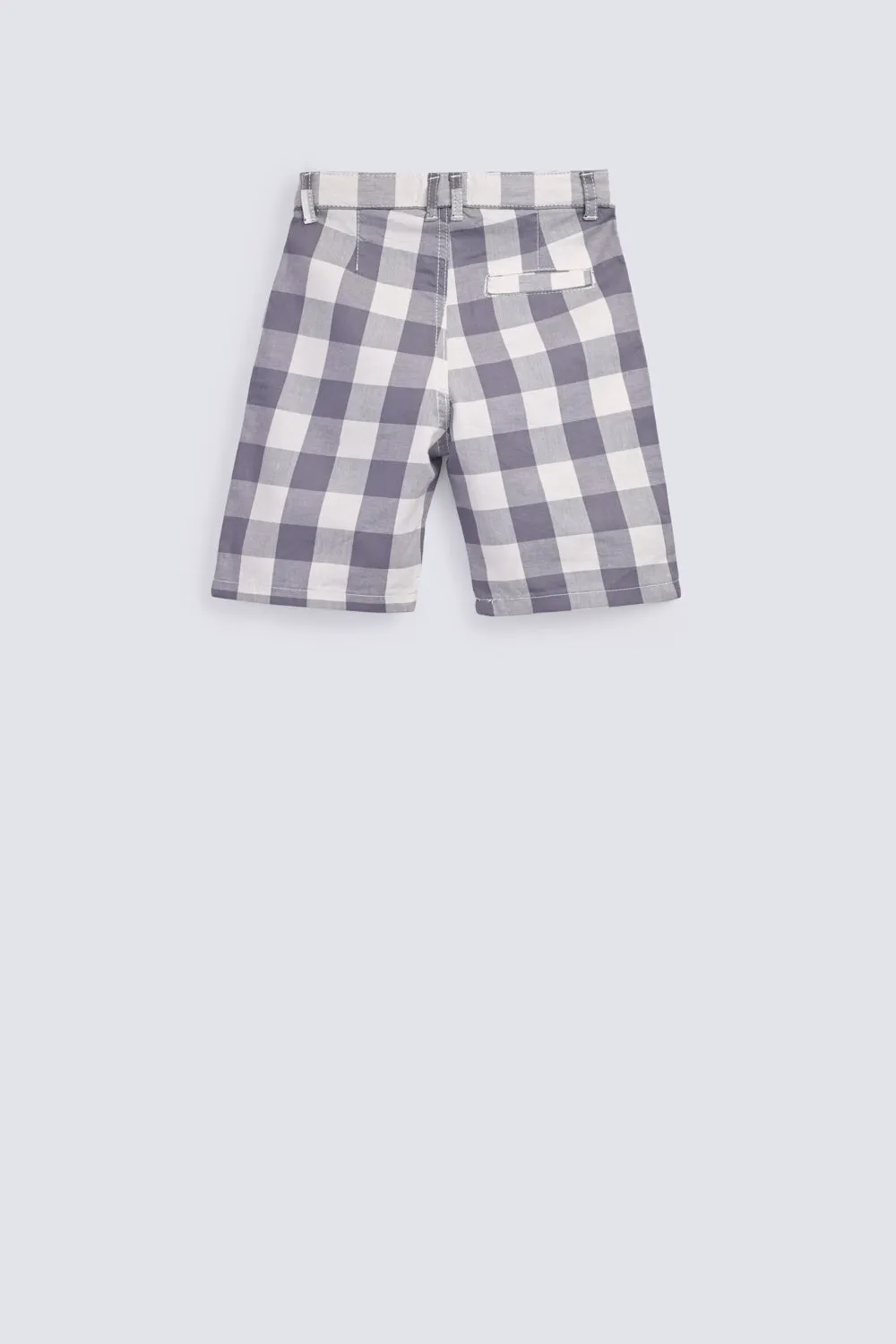 BOYS CHECKERED SHORTS