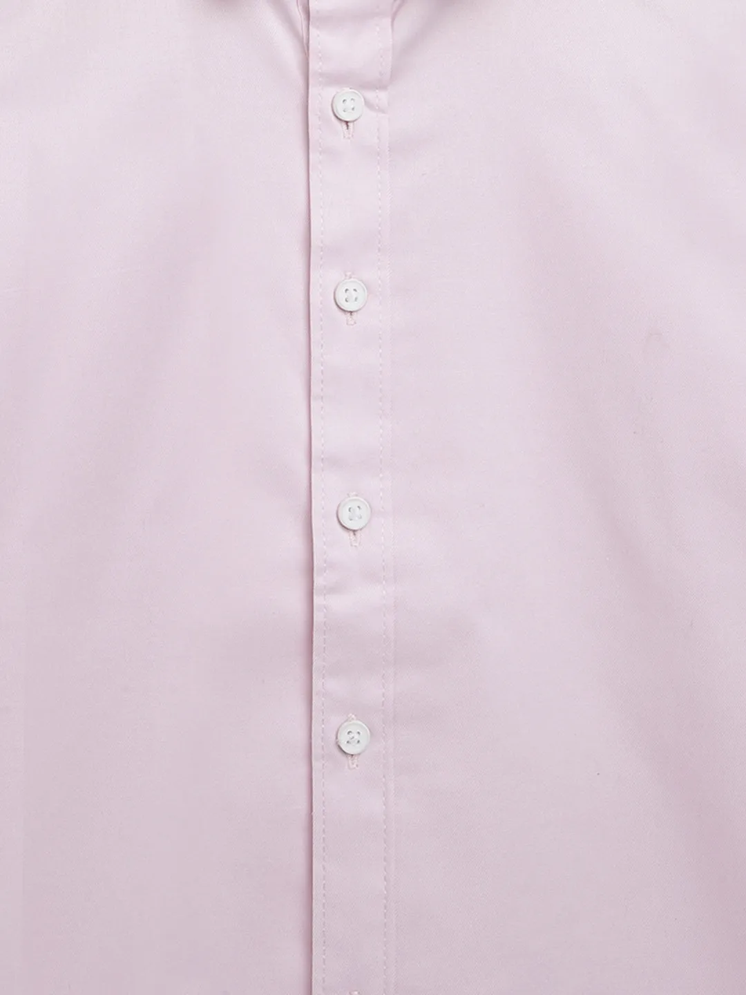 Boys Light Pink Cotton Shirt