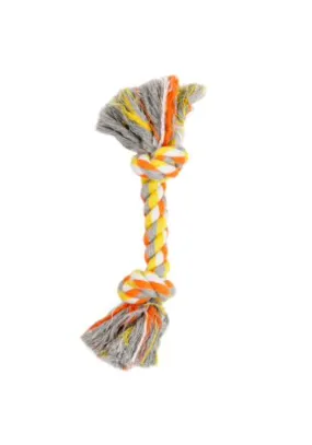 Bud'z Rope With 2 Knots - Orange And Yellow Dog Toy (8.5)