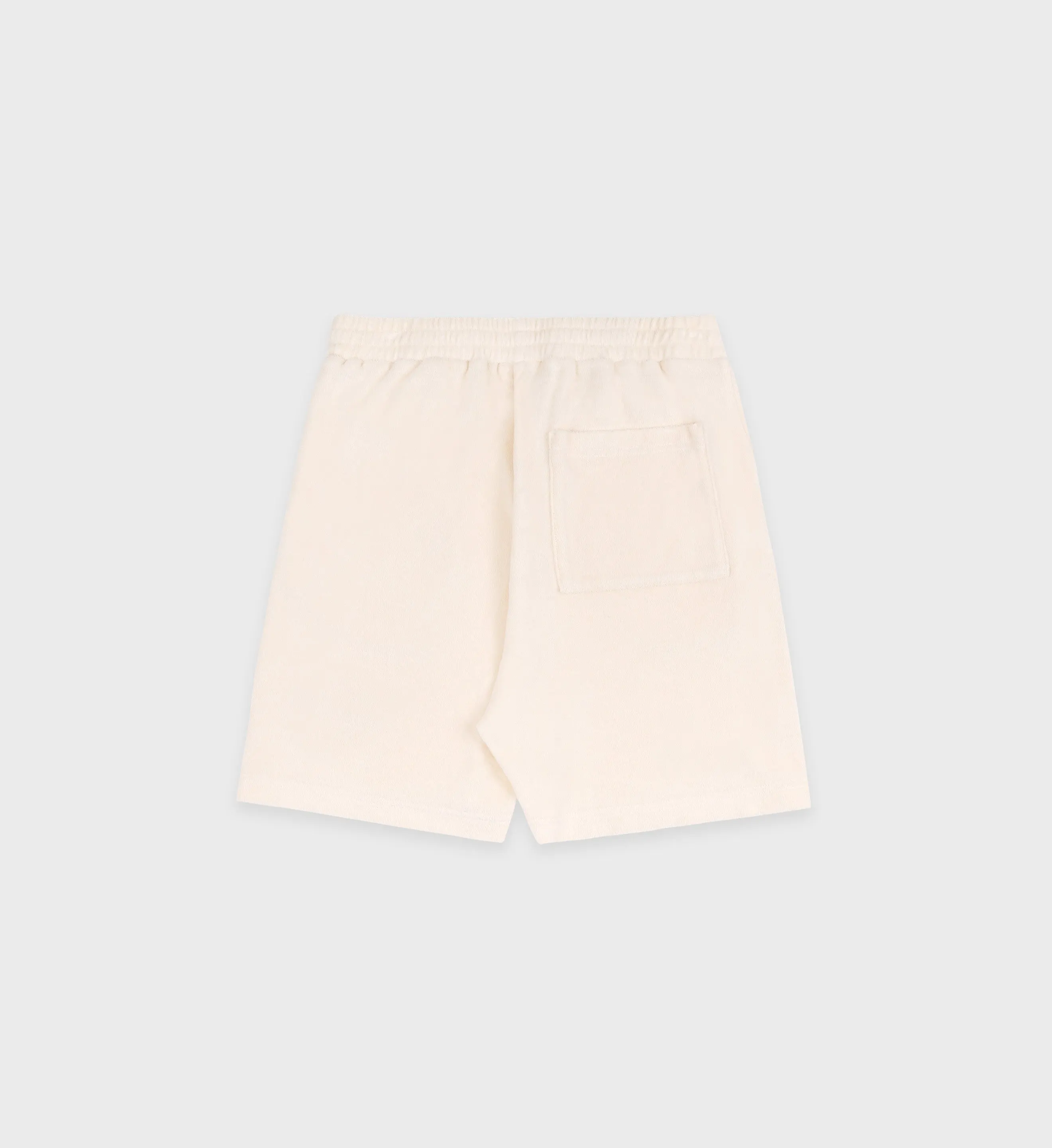 Buoy Terry Gym Short - Cream/Navy