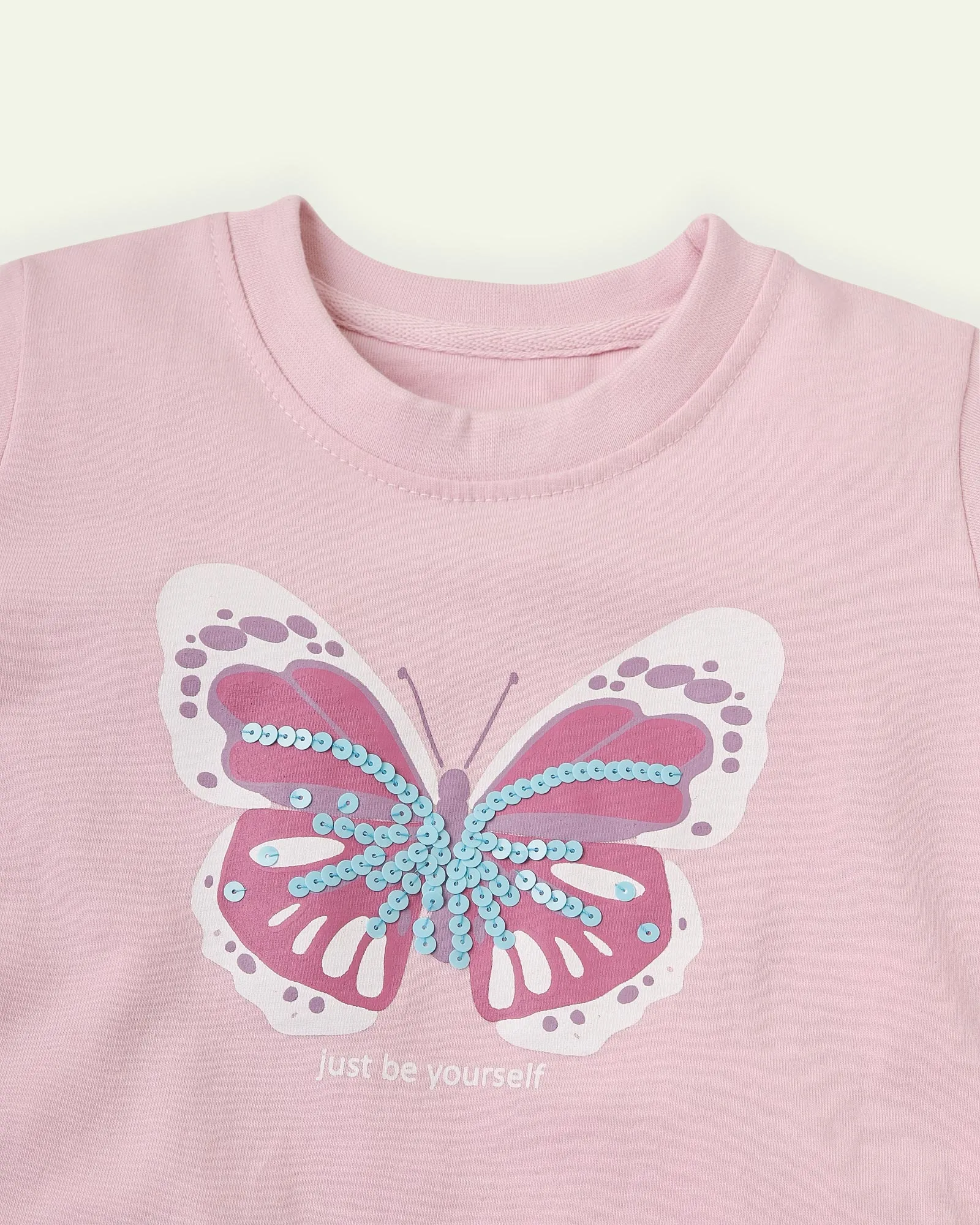 Butterfly Sequins T-Shirt