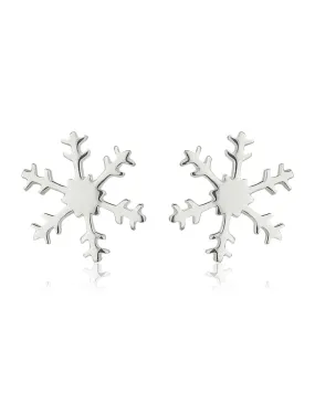 Carlton London 925 Sterling Silver Rhodium Plated Floral Stud Earring For Women