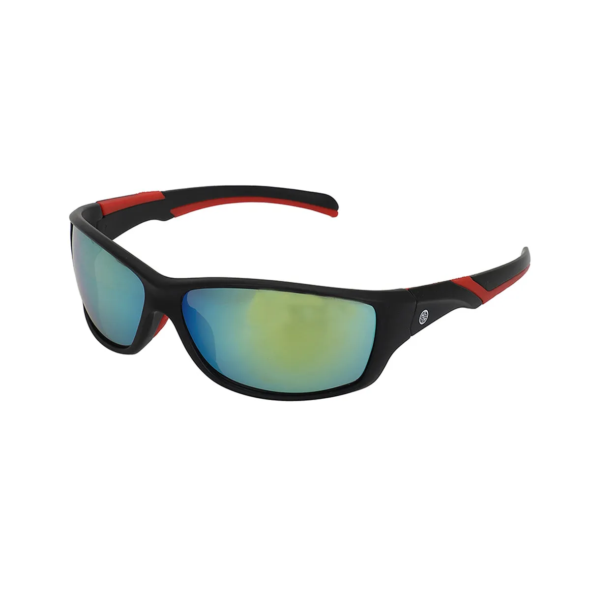 Carlton London Black & Red Toned Uv Protected Sports Sunglasses For Men