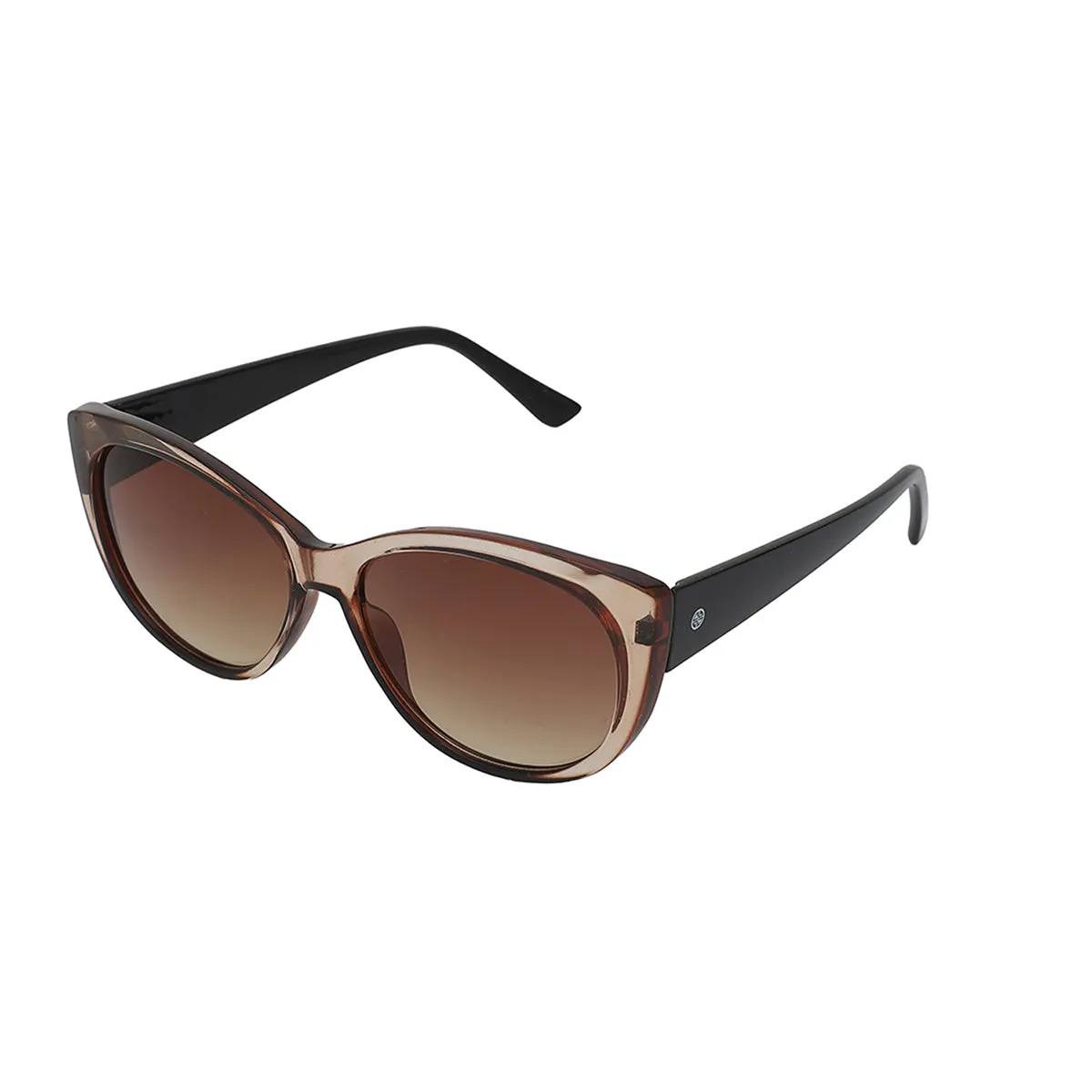 Carlton London Brown & Black Toned Uv Protected Rectangle Sunglasses For Women