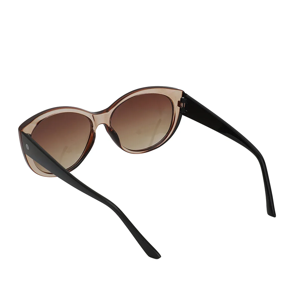 Carlton London Brown & Black Toned Uv Protected Rectangle Sunglasses For Women