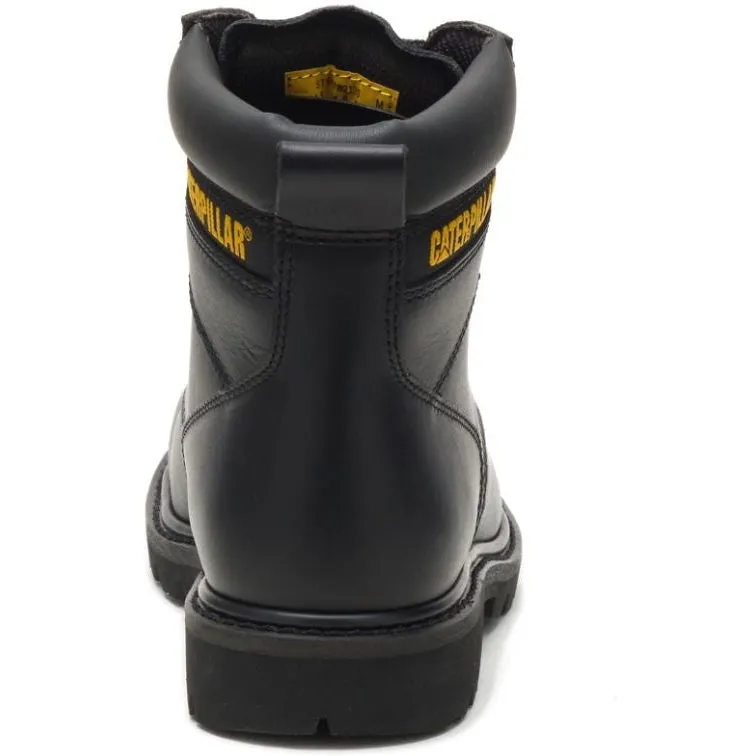 CAT Men's Second Shift Steel Toe Work Boot - Black - P89135